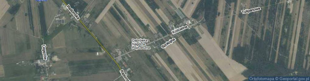 Zdjęcie satelitarne Kościelna ul.